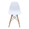 Nova Megapap PP dining chair in white color 46x51x80cm.