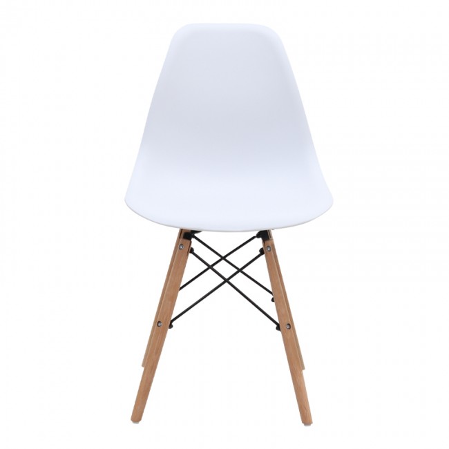Nova Megapap PP dining chair in white color 46x51x80cm.