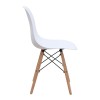 Nova Megapap PP dining chair in white color 46x51x80cm.