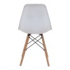 Nova Megapap PP dining chair in white color 46x51x80cm.