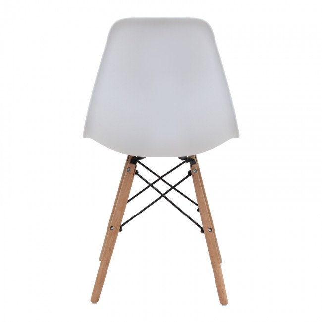 Nova Megapap PP dining chair in white color 46x51x80cm.