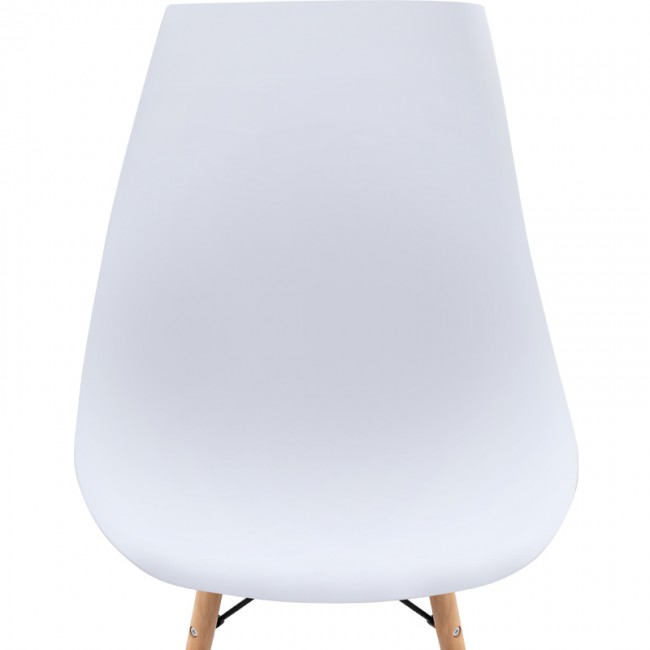 Nova Megapap PP dining chair in white color 46x51x80cm.
