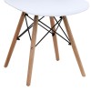 Nova Megapap PP dining chair in white color 46x51x80cm.
