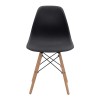 Nova Megapap PP dining chair in black color 46x51x80cm.