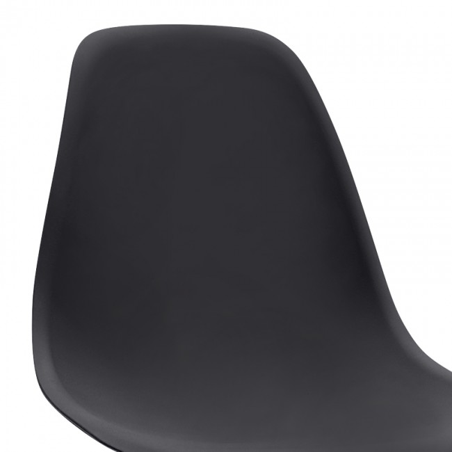 Nova Megapap PP dining chair in black color 46x51x80cm.