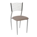 VIVIAN Chair, Pvc Cappuccino