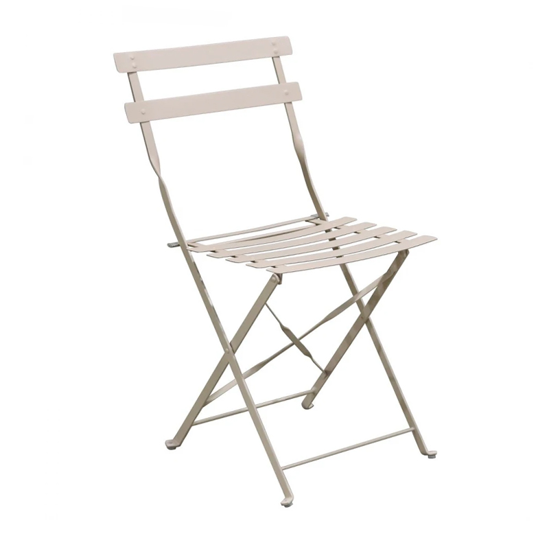 ZAPPEIOU Pantone Folding Chair Metal Beige 14-1212