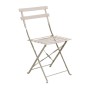 ZAPPEIOU Pantone Folding Chair Metal Beige 14-1212