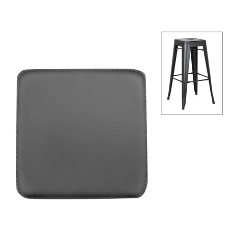 RELIX Magnetic Stool Seat, Pvc Black