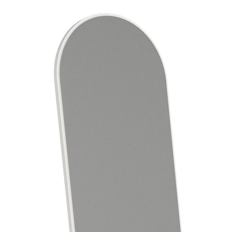 Agalu Megapap melamine floor and wall mirror in white color 40x150cm.