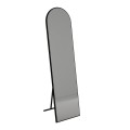 Agalu Megapap melamine floor and wall mirror in sencron black color 40x150cm.