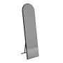 Agalu Megapap melamine floor and wall mirror in sencron black color 40x150cm.