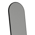 Agalu Megapap melamine floor and wall mirror in sencron black color 40x150cm.