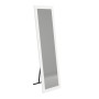 Lalu Megapap melamine floor and wall mirror in white color 40x150cm.