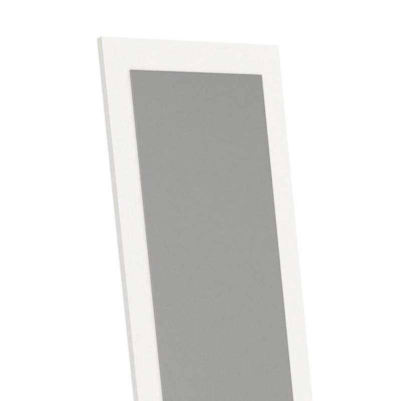 Lalu Megapap melamine floor and wall mirror in white color 40x150cm.