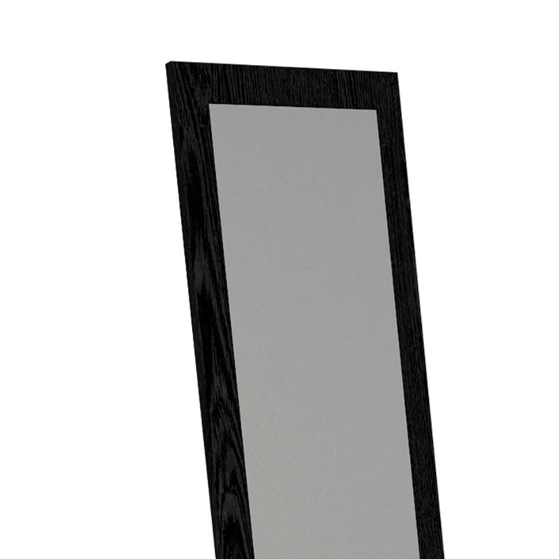 Lalu Megapap melamine floor and wall mirror in sencron black color 40x150cm.