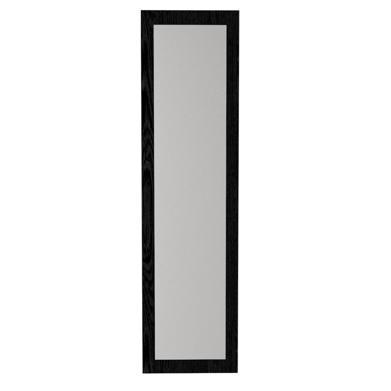 Lalu Megapap melamine floor and wall mirror in sencron black color 40x150cm.