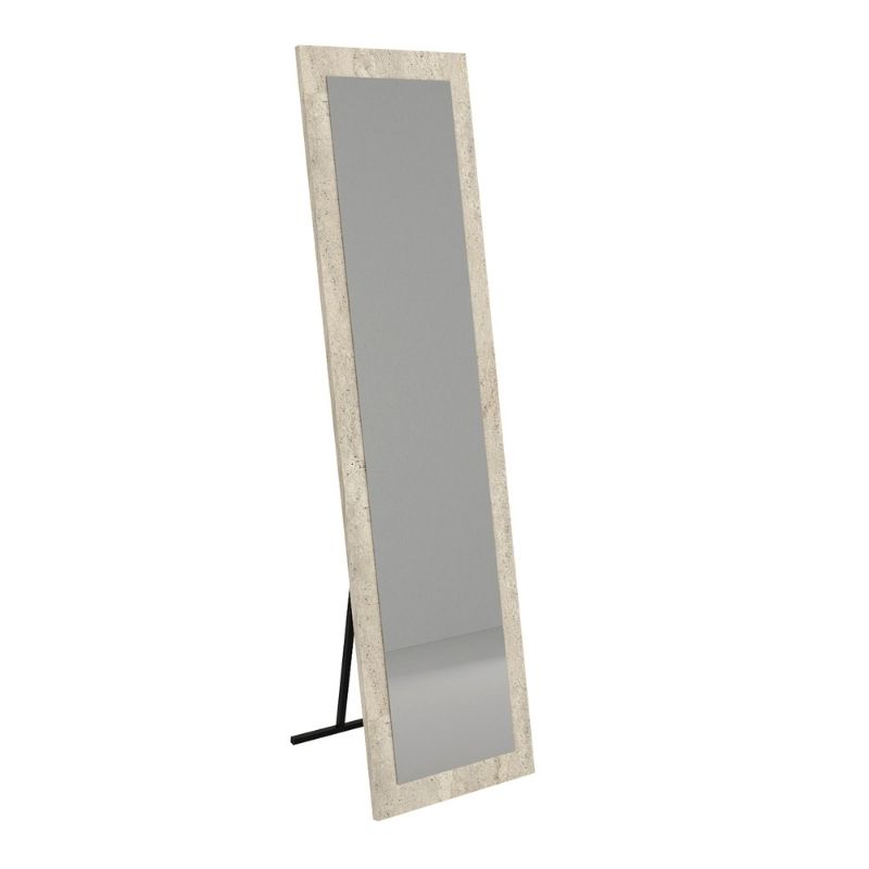 Lalu Megapap melamine floor and wall mirror in travertine color 40x150cm.
