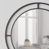 Καθρέφτης τοίχου Bubble Megapap αλουμινίου χρώμα μαύρο 57x2x57εκ.