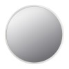 Glob Μegapap melamine mirror in white color 59x2x59cm.
