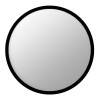 Glob Μegapap melamine mirror in black color 59x2x59cm.
