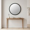 Glob Μegapap melamine mirror in black color 59x2x59cm.