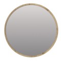 Glob Μegapap melamine mirror in sapphire oak color 59x2x59cm.