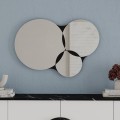 Gora Megapap wall mirror in black color 75.4x2.2x51.2cm.