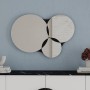 Gora Megapap wall mirror in black color 75.4x2.2x51.2cm.