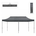 Bari Megapap folding gazebo, metal frame - waterproof fabric 420D, grey color, 3x6x3,27m.