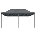 Bari Megapap folding gazebo, metal frame - waterproof fabric 420D, grey color, 3x6x3,27m.