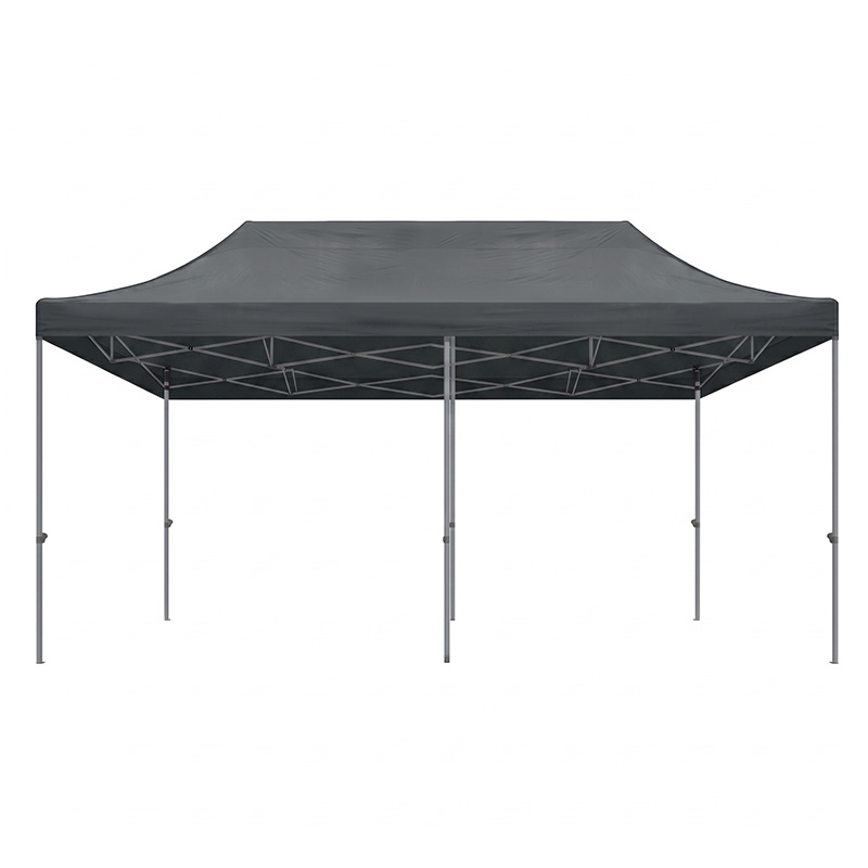 Bari Megapap folding gazebo, metal frame - waterproof fabric 420D, grey color, 3x6x3,27m.