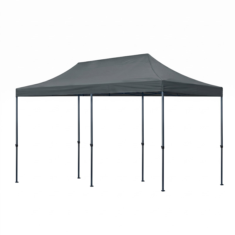 Bari Megapap folding gazebo, metal frame - waterproof fabric 420D, grey color, 3x6x3,27m.