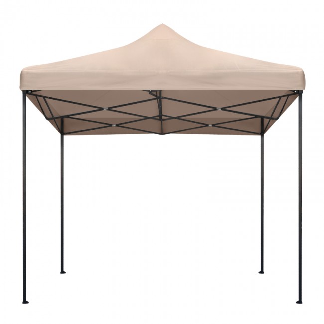 Κιόσκι - Gazebo Bari Megapap πτυσσόμενο μεταλλικός σκελετός - αδιάβροχο ύφασμα χρώμα της άμμου 3x3x3,10m.
