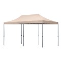 Bari Megapap folding gazebo, metal frame - waterproof fabric 420D, sand color, 3x6x3,27m.