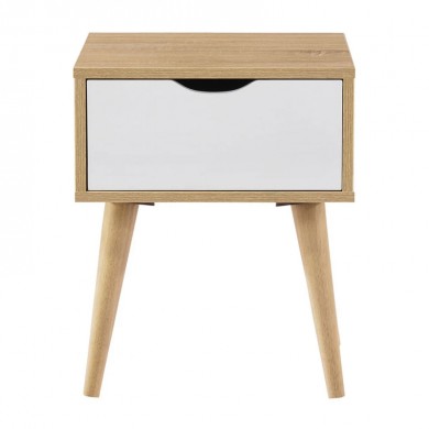 ALIDA Bedside 40x36x50 Sonoma/White