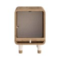 Κομοδίνο Doro Megapap χρώμα sepet oak 35,3x34x51εκ.