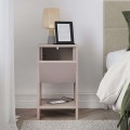 Ema Megapap melamine night-stand in light mocha color 30x30x55cm.
