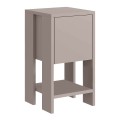 Ema Megapap melamine night-stand in light mocha color 30x30x55cm.