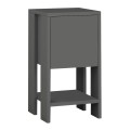 Ema Megapap melamine night-stand in anthracite color 30x30x55cm.