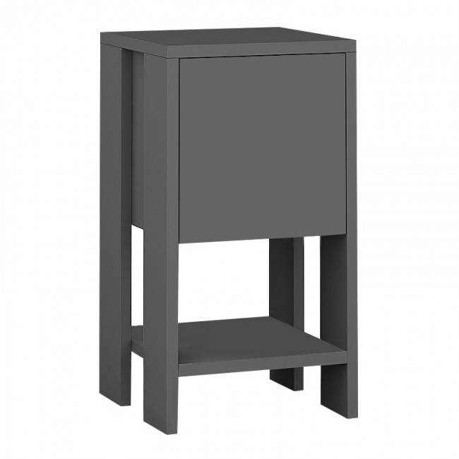 Κομοδίνο Ema Megapap χρώμα ανθρακί 30x30x55εκ.