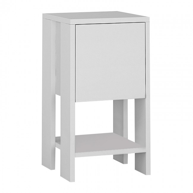 Κομοδίνο Ema Megapap χρώμα λευκό 30x30x55εκ.