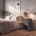 Κομοδίνο Pepa Megapap χρώμα ανθρακί 35x34,6x59,6εκ.
