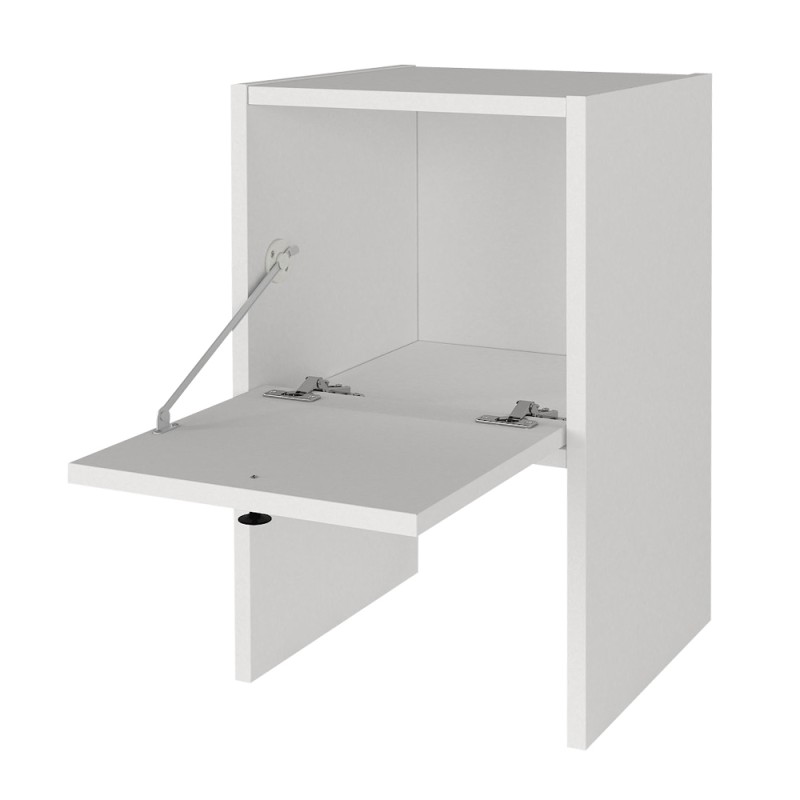 Κομοδίνο Pepa Megapap χρώμα λευκό 35x34,6x59,6εκ.