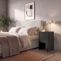 Κομοδίνο Pepa Megapap χρώμα μαύρο 35x34,6x59,6εκ.