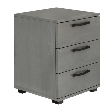 Roco Megapap melamine night stand in concrete grey color 40x39x57cm.