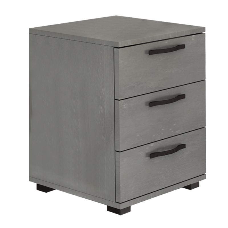 Roco Megapap melamine night stand in concrete grey color 40x39x57cm.