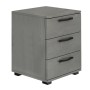 Roco Megapap melamine night stand in concrete grey color 40x39x57cm.