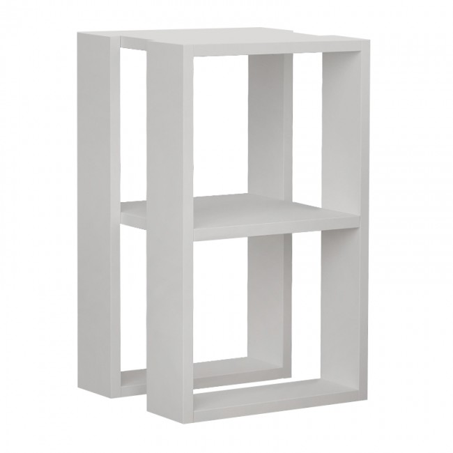 Κομοδίνο - τραπεζάκι βοηθητικό Lonie Megapap χρώμα λευκό 34x30x55εκ. Κομοδίνο - τραπεζάκι βοηθητικό Lonie Megapap χρώμα λευκό 34x30x55εκ.