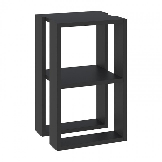 Κομοδίνο - τραπεζάκι βοηθητικό Lonie Megapap χρώμα μαύρο 34x30x55εκ. Κομοδίνο - τραπεζάκι βοηθητικό Lonie Megapap χρώμα μαύρο 34x30x55εκ.